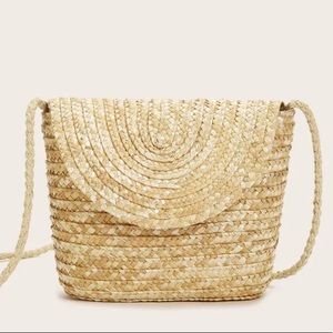 Woven crossbody bag